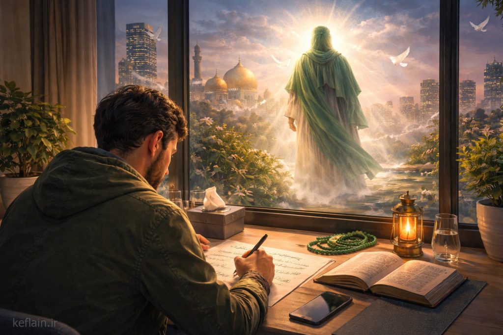 عریضه نویسی خدمت امام زمان (عج)